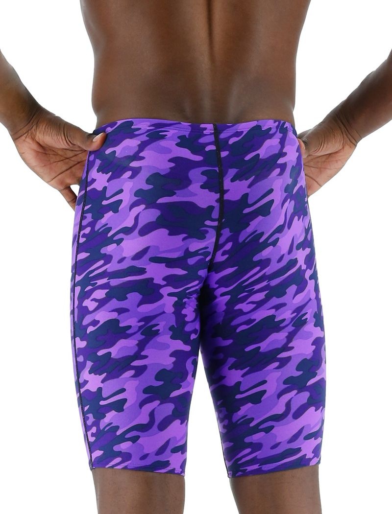 Maillot de Bain Tyr Durafast Elite? Jammer Camo Homme Violette | 62301276OXG