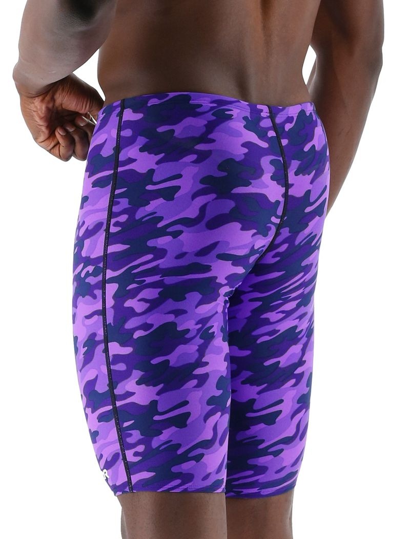 Maillot de Bain Tyr Durafast Elite? Jammer Camo Homme Violette | 62301276OXG