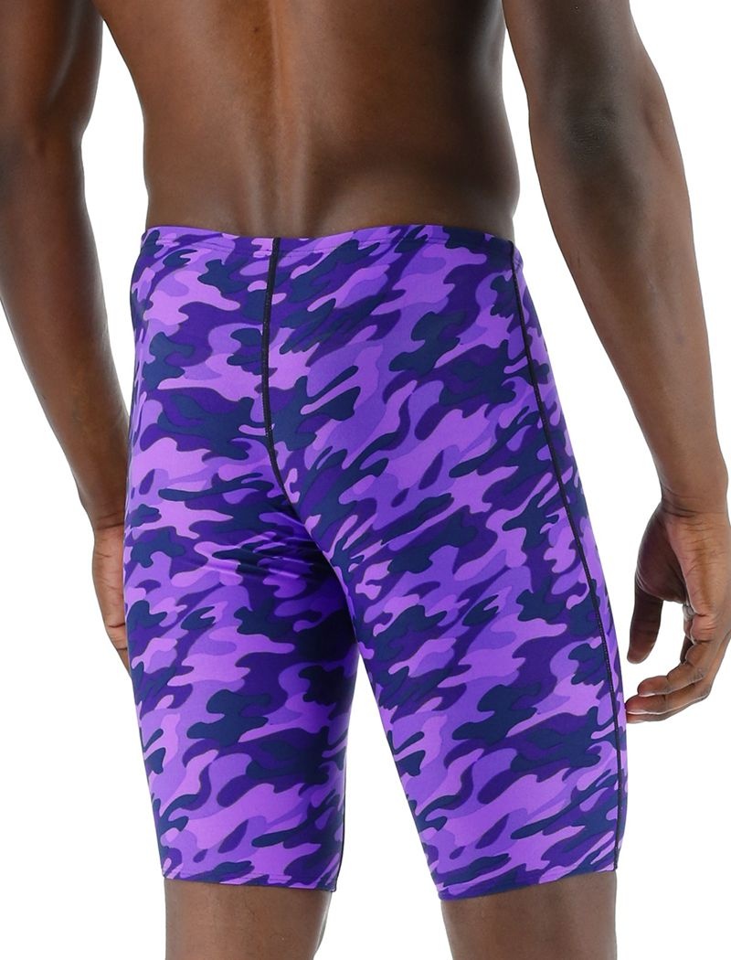 Maillot de Bain Tyr Durafast Elite? Jammer Camo Homme Violette | 62301276OXG