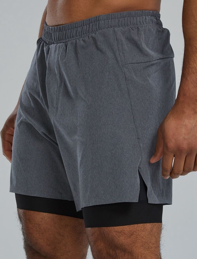 Short Tyr Hydrosphere? Doublée 6 Momentum Homme Grise | 81131659EJW